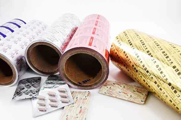 PET composite aluminum foil for pharmaceutical packaging